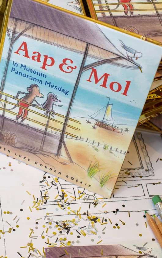 Het gouden boekje van Aap en Mol met kleurplaten